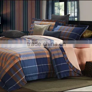 400 Thread Count Yarn Dyed Natural Cotton Deep Pocket Quilt Cover Set thumbnail-1