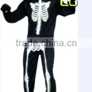 China Wholesaler Dropshipping Skeleton Adult Man Cosplay Skull Costume thumbnail-2