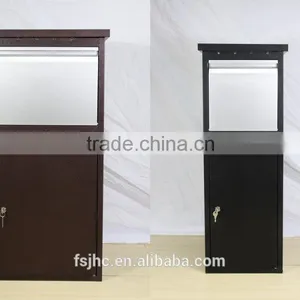 Foshan JHC Large Capacity Outdoor Metal Pillar Mailbox With Two Color Two Size For Garden thumbnail-5