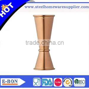 Hot Sale Stainless Steel Copper Jigger Double Head Jigger Measuring Cup for Advanced Bar thumbnail-1