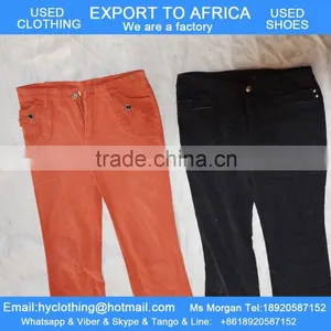 All Seasons Used Clothing From China for Second Hand Clothes Buyers of Lady Cotton Pants thumbnail-1
