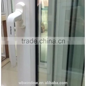 Four Panel Interior House Sliding Grill Door for Sale,PVC/UPVC Horizontal Sliding Grill Door Design thumbnail-5