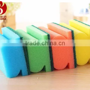 Double Faced Sponge Scouring Pad With Melamine Sponge thumbnail-1