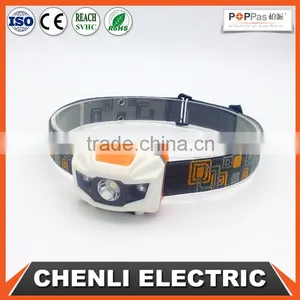 Poppas T16B 2 Red Smd LED +1W Power Led 3AAA Battery Operated Outdoor Waterproof Running Camping Walking Reading Led Headlamp thumbnail-1