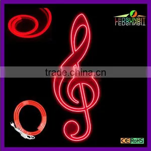 Mono LED Neon Flex for Outdoor Decoration 24v Rgb Led Neon Flex thumbnail-1