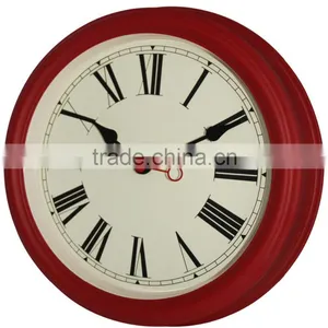 12 Inches Retro Metal Gold Decorative Wall Mounted Diamond Clock thumbnail-1