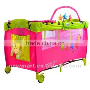 Musical Playpen w/ Bassinet Baby Trend Playard Nursery Center Portable Crib thumbnail-1