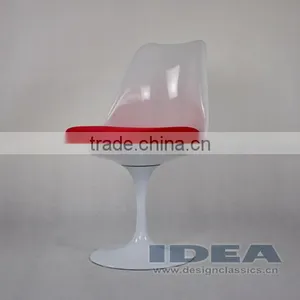 Replica Eero Saarinen Tulip Chair - Red Cushion thumbnail-1