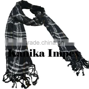 Viscose Hand Woven Scarves & Stoles thumbnail-1