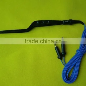 Bipolar Bayonet Forceps 8.5" Black ReUsable Electrosurgical Instruments & 1 Cord thumbnail-2
