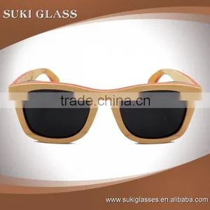 Hot Polarized Skateboard Revo Wood Big Sun Glasses thumbnail-1