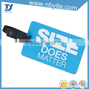 Factory Supply Bulk Soft Pvc Luggage Tag Plastic Luggage Tag thumbnail-4