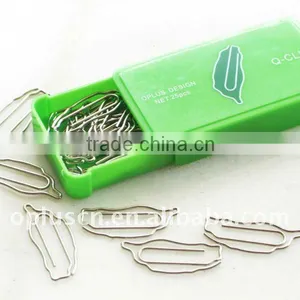 TAIWAN SHAPED PAPER CLIP, NICKEL PLATED thumbnail-1