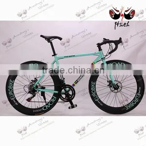 SNOW White Aluminum Alloy Frame 700c Road Racing Road Bicycle thumbnail-6