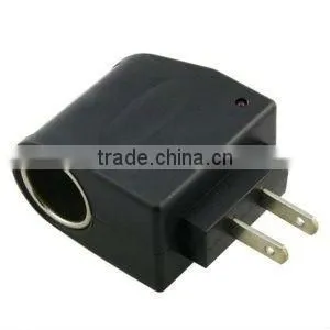 Universal AC to DC Car Cigarette Lighter Socket Adapter (US Plug) thumbnail-1