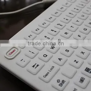 Waterproof Backlight Silicone Medical Keyboard With Numeric Keypad thumbnail-3