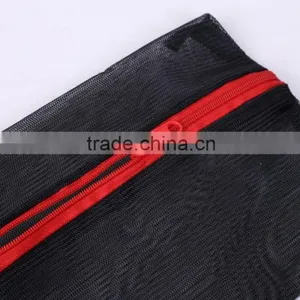 YIWU RODA 100% Polyester Mesh Square Black Embroidery Laundry Bag thumbnail-4