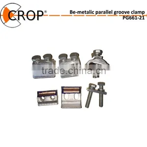 Copper-aluminium Parallel Groove Clamp / Bimetal Parallel Clamp thumbnail-2