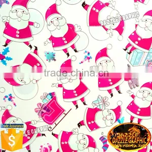 New Product Santa Claus Pattern Hydrographics Printing Film No.DGLGD028 Cartoon Hydrographic Film Water Printing Transfer thumbnail-1