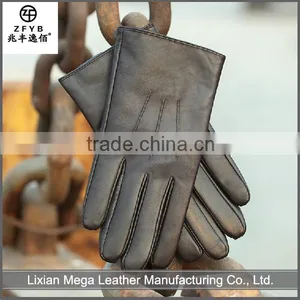 Daliy Life Winter Leather Glove Usage and Winter Leather Glove Style Winter Leather Hand Glov thumbnail-1