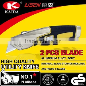 Heavy Duty Utility Cutter Blades With Spare Blade Inside Utility Knife thumbnail-1