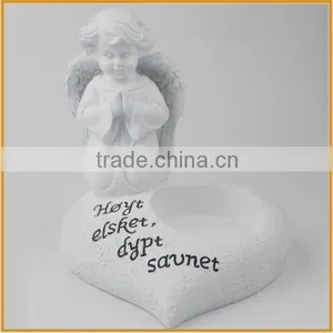 Resin Angel With Candle Holder thumbnail-2