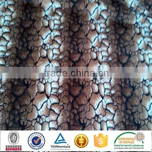 White Black and Brown Color Printed Velboa Fabric thumbnail-1