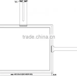 OCA Adhesives 10 Dots 19 Inch Capacitive Touch Screen for Vending Machine thumbnail-4