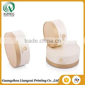 Handmade Recycled Small Round Hat Gift Box White Round Gift Box for Candy Packaging thumbnail-2