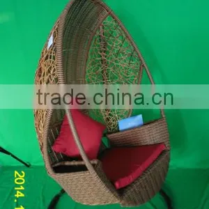 0503balcony Garden Elegant Comfortable Rattan Hanging Swing Egg Chair YPS080 thumbnail-5