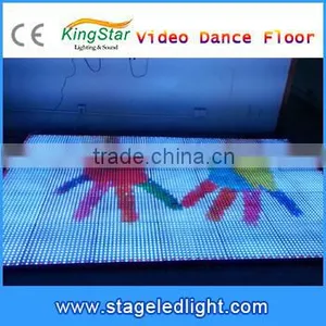 China LED Display Panel 50X50cm Video Dance Floor For Sale 3D Effect Stage Lighting Wedding Christmas Decorative Club Party thumbnail-1