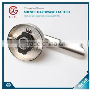2016 America and Australia, Africa Popular Zinc Alloy Bathroom Door Handle With Push Button Lock thumbnail-2