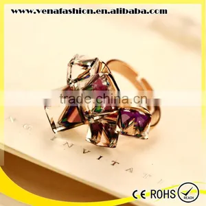 New Design Finger Crystal Chandelier Ring, Crystal Napkin Rings thumbnail-3
