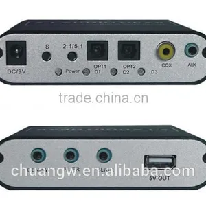 2015 Hot Sales!!!! 51A DTS Digital Audio Decoder,converter,digital to Analog Audio Decoder With Good Quality thumbnail-2
