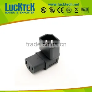 Angled C14 to C13 Power Adapter Converter thumbnail-1