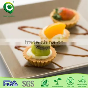 Fashion Design Biodegrable and Wholesale Simple Square Plate thumbnail-4