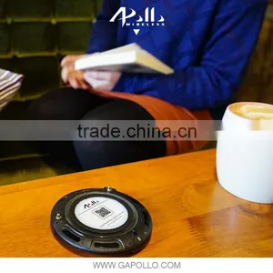 Wireless Restaurant Paging System Transmitter + Waterproof Coaster Pager thumbnail-2