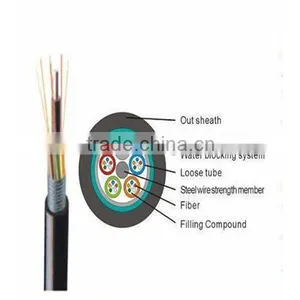 GYTS Armoured Steel Tape Layer Loose Tube Outdoor Fiber Optical Cable Supplier With Cheap Price per Meter thumbnail-1