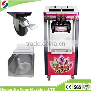 CE Approve Commercial Soft Ice Cream Machine With 3 Flavor thumbnail-5