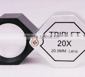 Jewelry Magnifier Pocket 20x20.5mm Magnifier Gem Magnifying Glass Loupe CE thumbnail-3