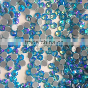 2028 Cut Super Quality Ss20 Aquamarine AB Motif Hotfix Stone thumbnail-2