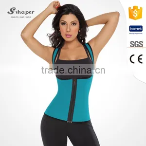 S-SHAPER Neoprene Zipper Sweat Vest Wholesale thumbnail-1