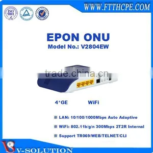 4LAN+WiFi EPON ONU With CE Certification for FTTH Network Solution thumbnail-3