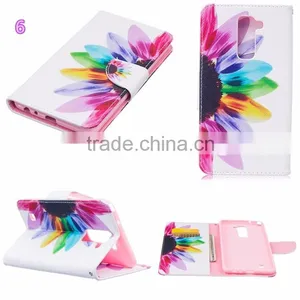 Painted Colored Leather Cover Soft Tpu Case for LG Neuxs 5X Flowers Animals Design Case thumbnail-3
