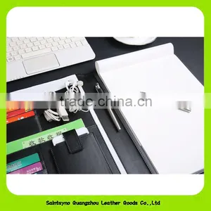 16044 Good Quality Custom Logo Genuine Leather Document Holder thumbnail-6