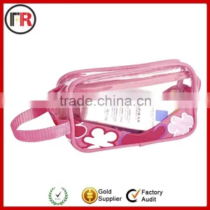 Clear Travel Pvc Cosmetic Bag With Printing thumbnail-1