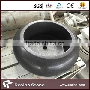 Absolute Black Granite Stone Handbasin thumbnail-2