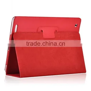 Multicolored Genuine Pu Leather Book Style Folding Stand Cover for IPad Table Case for IPad 4 / 3/ 2 thumbnail-6