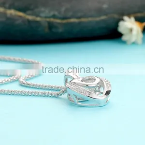 925 Sterling Silver Dancing Stone Jewellery Pendant SPG897W thumbnail-3