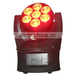 7pcs 12w 4in1 Mini Moving Head Led DJ Light thumbnail-4